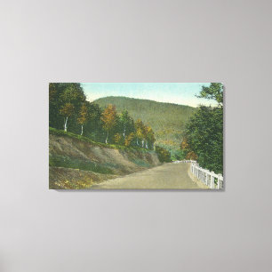 Toile Vue de la traînée de Mohican