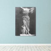 Toile Vue de la Victoire Samothrace au musée du Louvre (Insitu (Plancher de Bois))