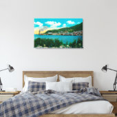 Toile Vue de la ville de Latouche, AlaskaLatouche, AK (Insitu(Chambre))