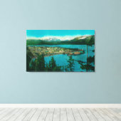Toile Vue de la ville de Seward, AlaskaSeward, AK (Insitu (Plancher de Bois))