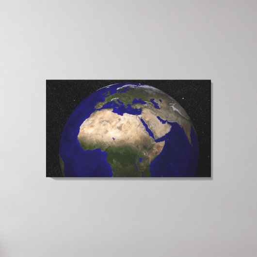 Toile Vue de l'Afrique, de l'Europe, du Moyen-Orient et (Recto)