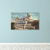 Toile Vue de l'aile Rotunda de la Mission Inn (Insitu (Plancher de Bois))