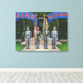 Toile Vue de l'alerte permanente de la garde couleur (Insitu (Plancher de Bois))