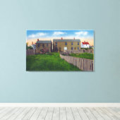 Toile Vue de l'ancienne prison (Insitu (Plancher de Bois))