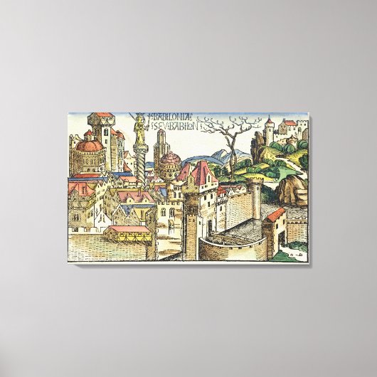 Toile Vue de l'ancienne ville de Babylone, depuis la Nur (Recto)