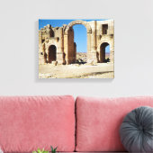 Toile Vue de l'arc triomphal, construit c.129 AD (Insitu(Salon))