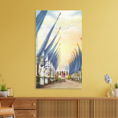 Toile Vue de l'Avenue des drapeaux, Salon mondial de 193 (Insitu(Salon))