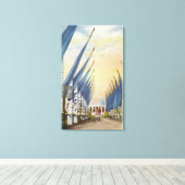 Toile Vue de l'Avenue des drapeaux, Salon mondial de 193 (Insitu (Plancher de Bois))