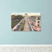 Toile Vue de l'avenue Pacific et de l'hôtel de ville (Insitu (Plancher de Bois))