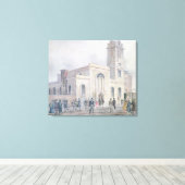 Toile Vue de l'église Saint-Bartholomée (Insitu (Plancher de Bois))