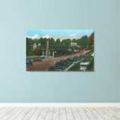 Toile Vue de l'entrée Ausable Chasm (Insitu (Plancher de Bois))