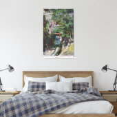 Toile Vue de l'entrée du tunnel de sortie miner vers l'o (Insitu(Chambre))