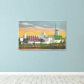 Toile Vue de l'entrée nord, Hall des sciences (Insitu (Plancher de Bois))