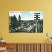 Toile Vue de l'entrée principale du triage de la Marine (Insitu(Salon))