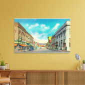 Toile Vue de l'est à partir de Centre Street Pocatello, (Insitu(Salon))