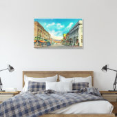 Toile Vue de l'est à partir de Centre Street Pocatello, (Insitu(Chambre))