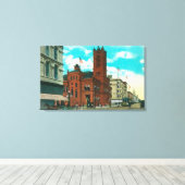 Toile Vue de l'est de K St. Regard sur la poste (Insitu (Plancher de Bois))