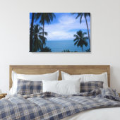 Toile Vue de l'horizon océanique depuis la terre (Insitu(Chambre))