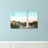 Toile Vue de l'Hôtel de Ville et du Mémorial MacDonough (Insitu (Plancher de Bois))