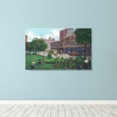 Toile Vue de l'hôtel de ville ParkOakland, CA (Insitu (Plancher de Bois))