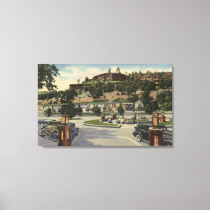 Toile Vue de l'hôtel principal à Richardson Springs