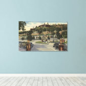 Toile Vue de l'hôtel principal à Richardson Springs (Insitu (Plancher de Bois))