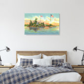 Toile Vue de l'île de Zavikon (Insitu(Chambre))