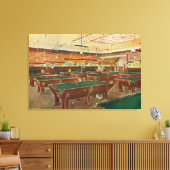 Toile Vue de l'intérieur de la salle de billard Graney (Insitu(Salon))