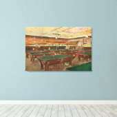 Toile Vue de l'intérieur de la salle de billard Graney (Insitu (Plancher de Bois))