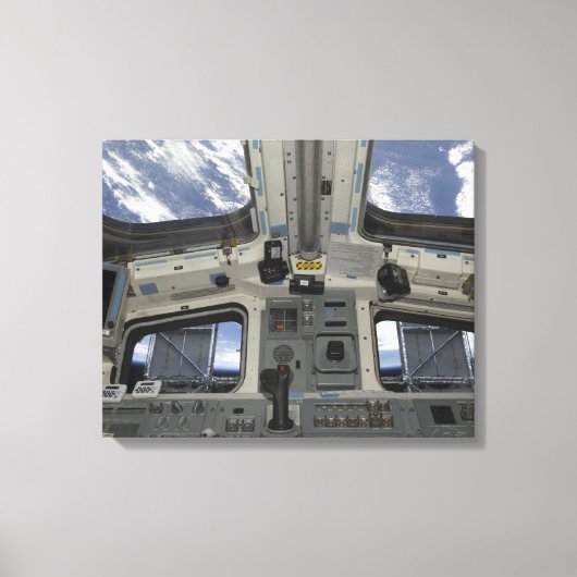 Toile Vue de l'intérieur du poste de pilotage (Recto)