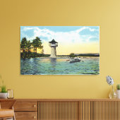 Toile Vue de l'Observatoire Spindle Point, (Insitu(Salon))