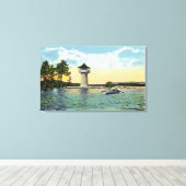 Toile Vue de l'Observatoire Spindle Point, (Insitu (Plancher de Bois))