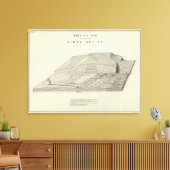 Toile Vue de l'oiseau sur une partie du Uinta Uplift (Insitu(Salon))