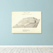 Toile Vue de l'oiseau sur une partie du Uinta Uplift (Insitu (Plancher de Bois))