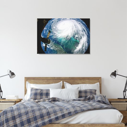 Toile Vue De L'Ouragan Dorian. (Insitu(Chambre))