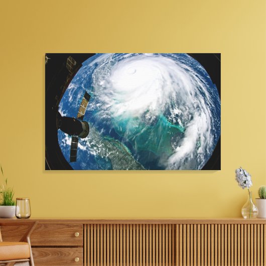 Toile Vue De L'Ouragan Dorian. (Insitu(Salon))