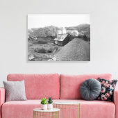 Toile Vue de l'usine minière "Entreprise à domicile" (Insitu(Salon))