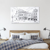 Toile Vue de M Street à Georgetown, Washington DC. (Insitu(Chambre))