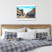 Toile Vue de Main Street avec Ford Model-T (Insitu(Chambre))