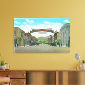 Toile Vue de Main StreetGrants Pass, OU (Insitu(Salon))