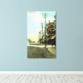 Toile Vue de Main StreetMonrovia, CA (Insitu (Plancher de Bois))