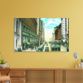 Toile Vue de Market Street de Grant Street (Insitu(Salon))