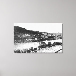 Toile Vue de Maupin, de l'Orégon et de rivière de