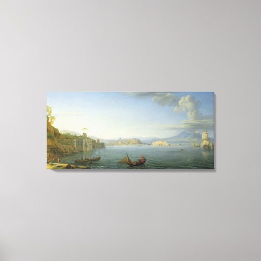 Toile Vue de Naples, 1750 (Recto)