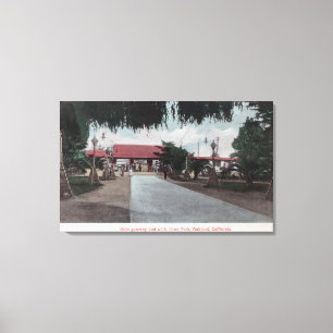 Toile Vue de passage principal à Idora ParkOakland, CA