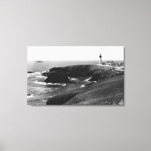Toile Vue de phare de Newport, Orégon Yaquina
