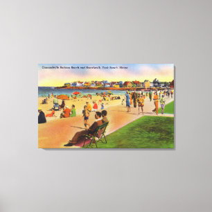 Toile Vue de plage de York de plage de Concordville et