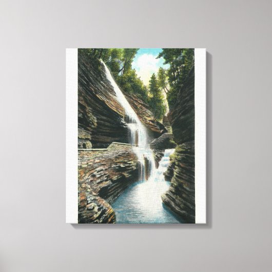 Toile Vue de Rainbow Falls (Recto)