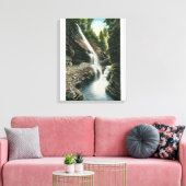 Toile Vue de Rainbow Falls (Insitu(Salon))