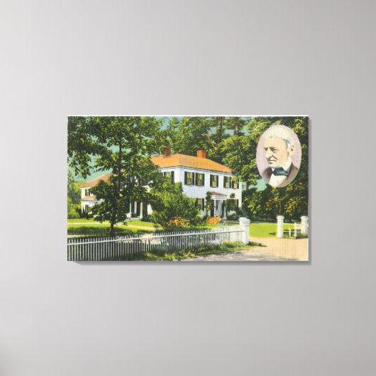 Toile Vue de Ralph Waldo Emerson House (Recto)